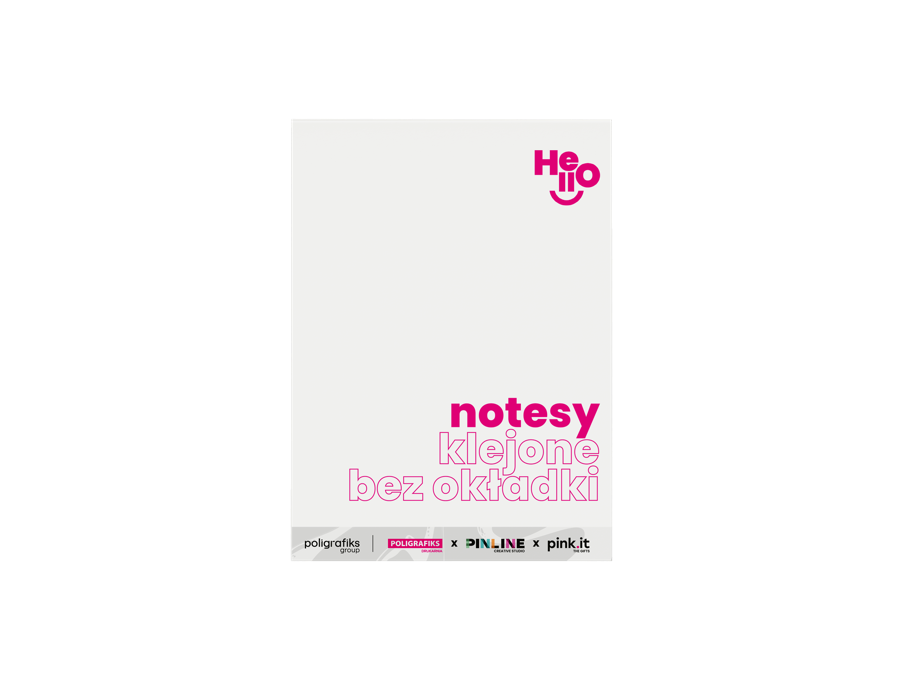 Notesy klejone bez okładki